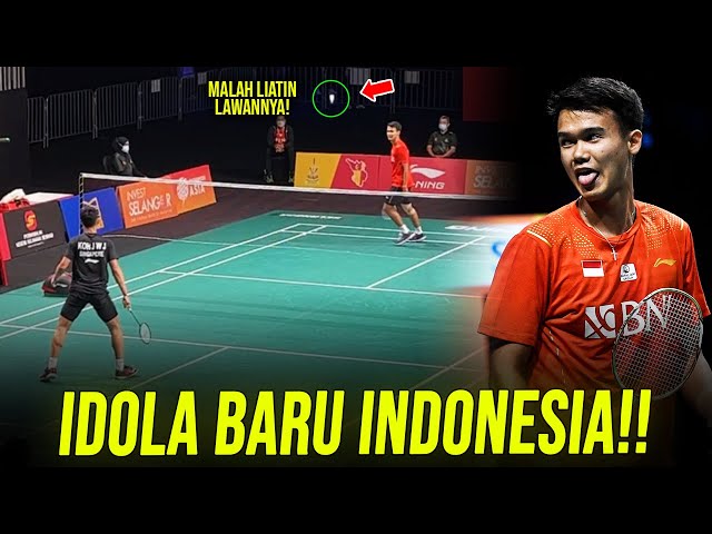 “Gak Perlu Liat Bola” 😱 Lihatlah BAKAT ALAM Tunggal Putra Muda Indonesia 🔥🔥🔥 class=