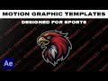 Motion Graphics Template Package Designed for Sports