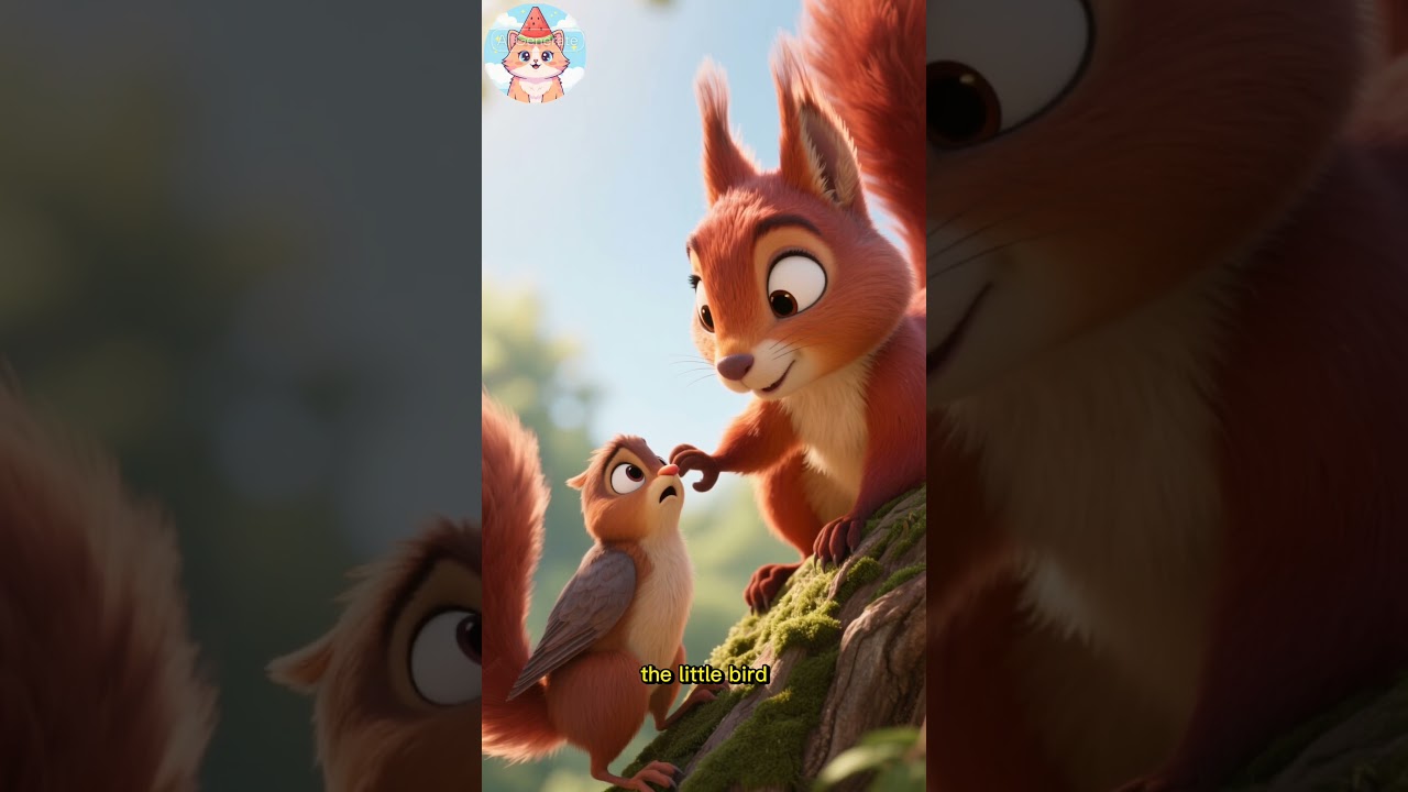 “Tiny Hero, Big Heart! Sunny the Squirrel Rescues a Falling Baby Bird 🌞🐿️”  Cocomelon fun