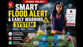 Smart Flood Alert & Early Warning System | Best School Science Project 2026 🌊🚨 Update