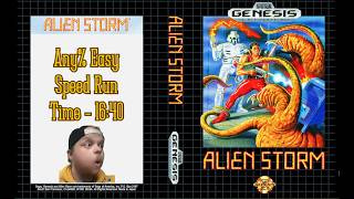 Celebrity Alien Storm Any% Easy Speed Run 16:40 Net Worth