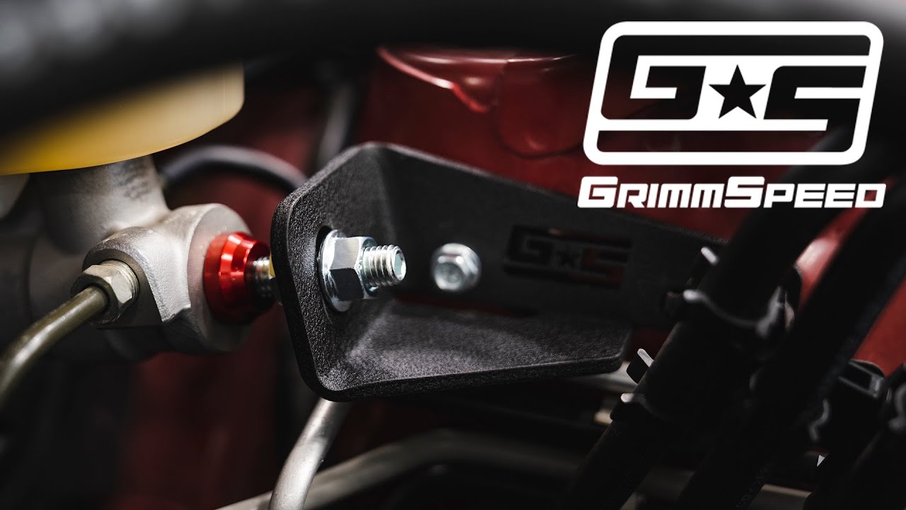 Grimmspeed Master Cylinder Brace Install YouTube