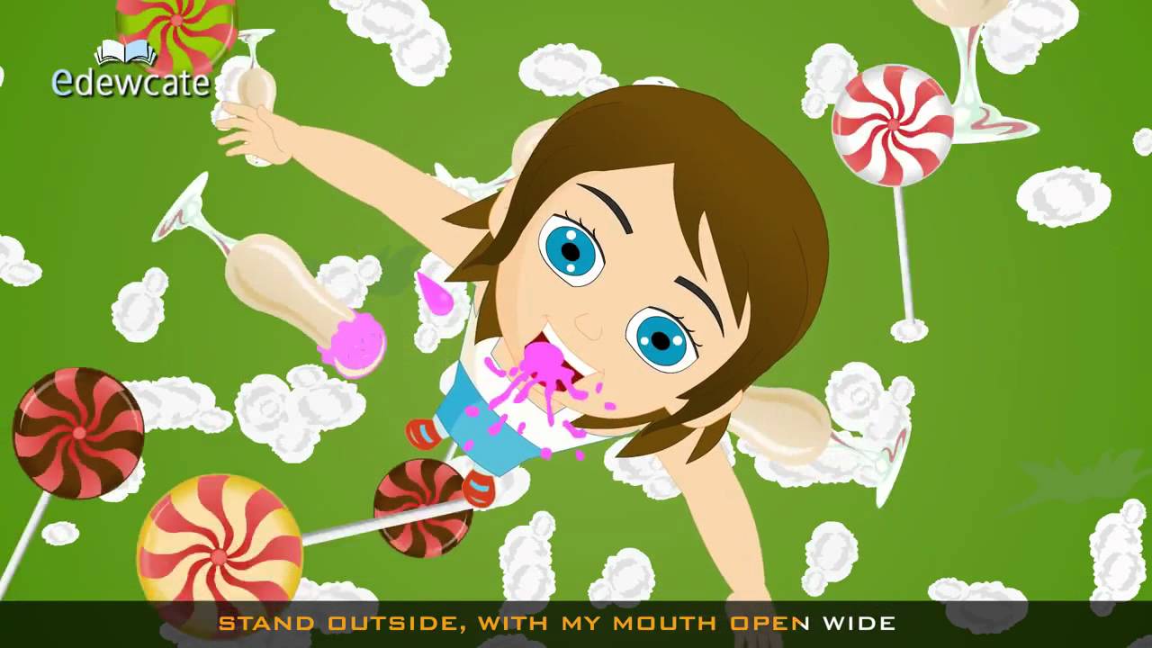 Edewcate english rhymes If all the little raindrops were lemondrops and