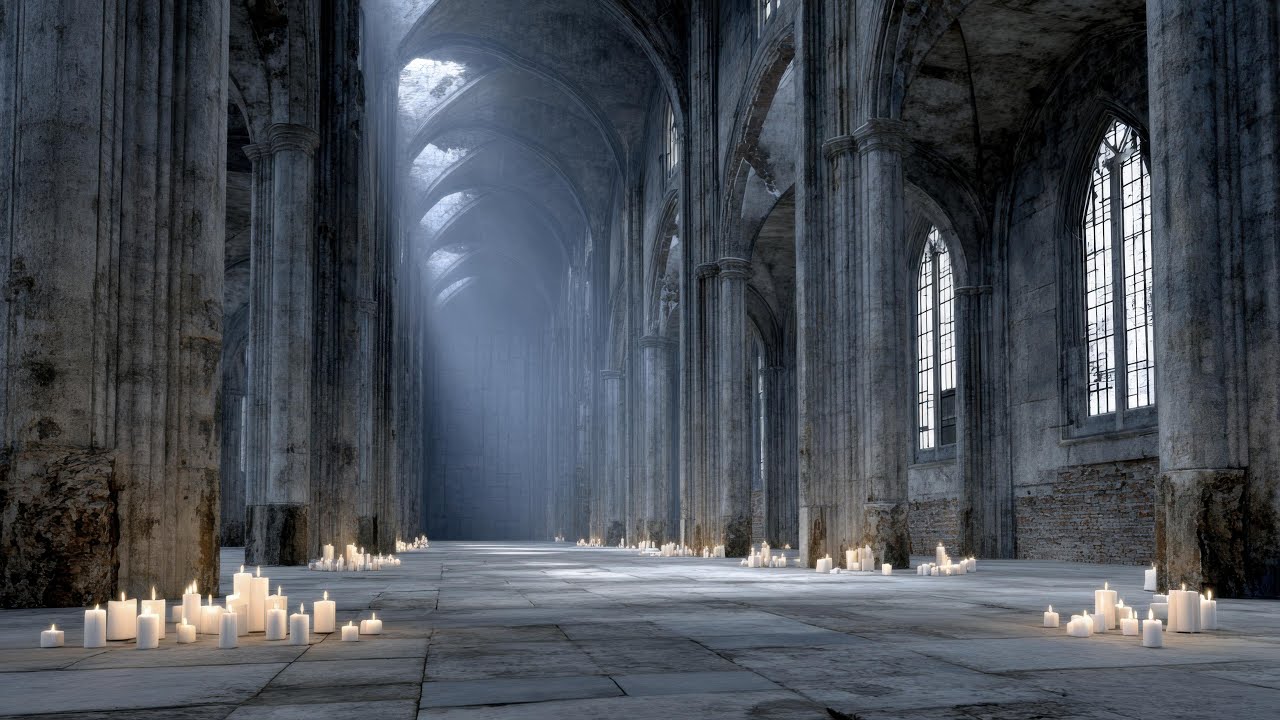 Abandoned Cathedral Dark Fantasy Music - Gothic Ambience for Sleep & Meditation