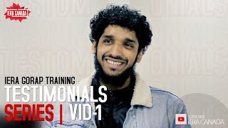 Check Out What Saad Had To Say About The Gorap Training Course Iera Canad