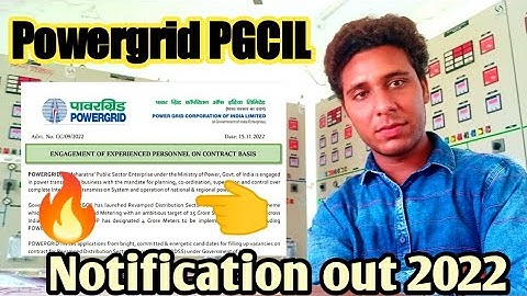 Powergrid PGCIL Recruitment 2022 |Field Engineer & Supervisor Vacancy | All details : @wjofficial3269