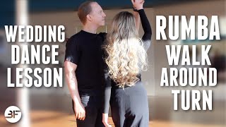Wedding Dance Lessons at Home: Rumba (2) Walk Around Turn