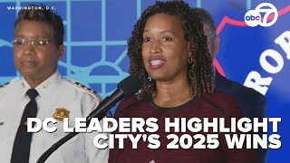 DC mayor highlights big wins for 2025: Crime, economy & housing | LIVE