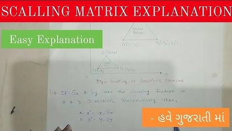 CAD | What is Scalling...? | SCALLING MATRIX Explanation હવે ગુજરાતીમાં