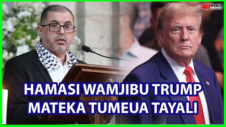 HAMAS WAMJIBU TRUMP KUHUSU MATEKA WA IZRAEL|MATEKA 33 WAUAWA
