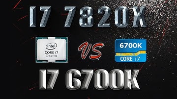 i7 7820X vs i7 6700K BENCHMARK | Hitman Total War Tomb Raider Far Cry | 7-ZIP Truecrypt X264 |