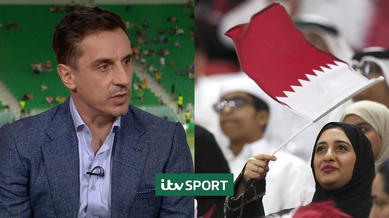 ⁣"I believe sporting events should be held in the middle east." - Gary Neville on Qatar Wor