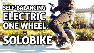 One Wheel "eBike" Self-balancing Scooter! SoloBike REVIEW