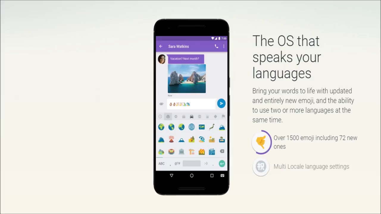 Android Nougat 7.0 official video
