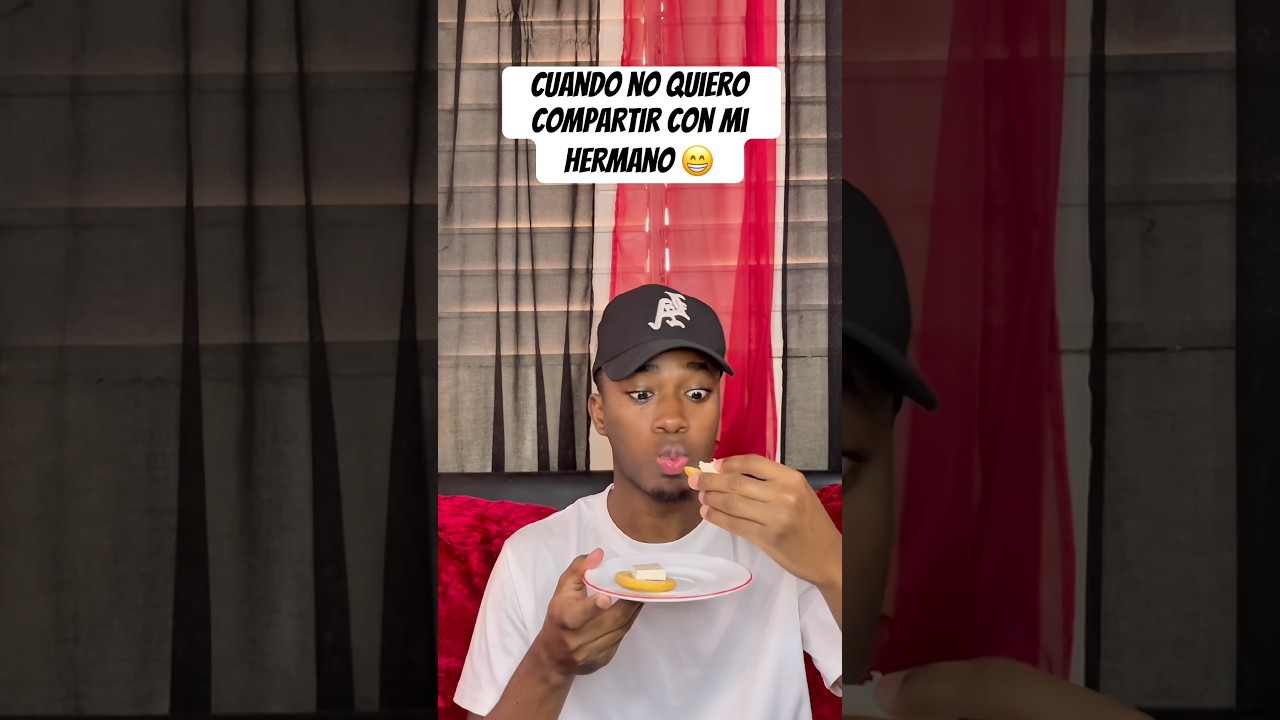 Cuando no quiero compartir con mi hermano 😁
