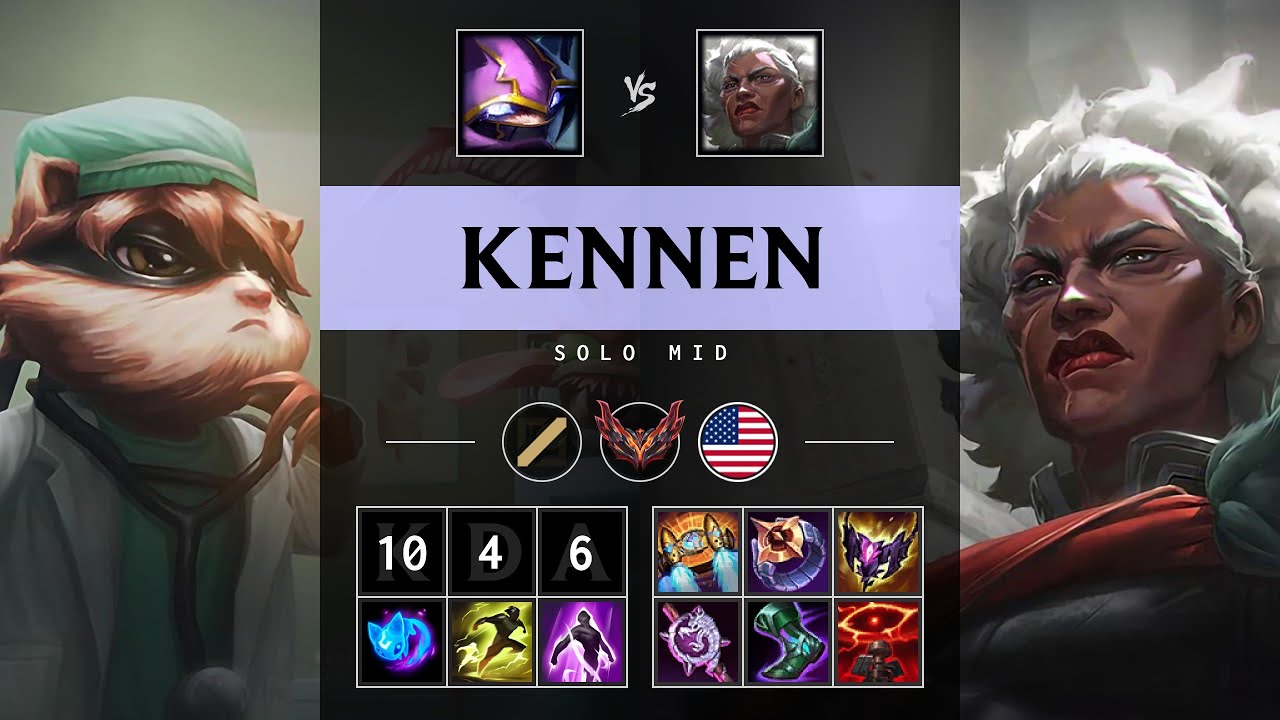 Kennen Mid vs Ambessa - NA Grandmaster Patch 25.17
