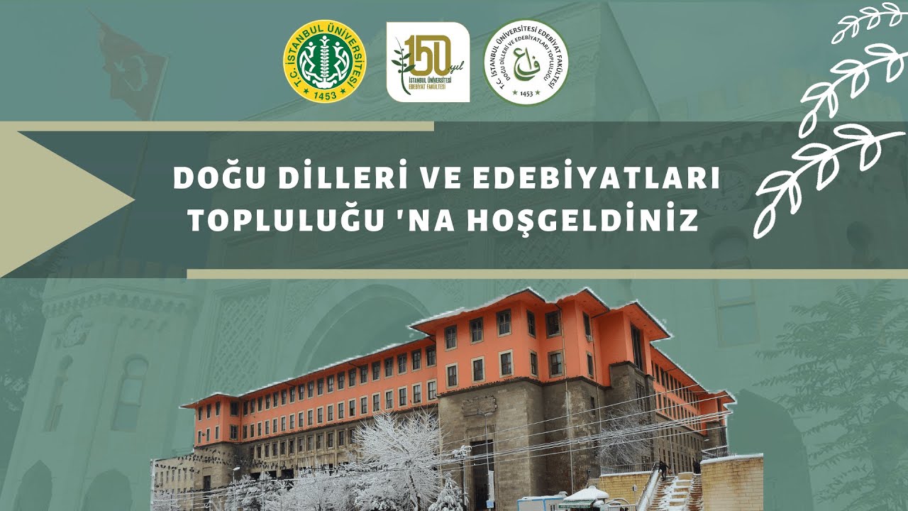 İstanbul Üniversitesi Doğu Dilleri ve Edebiyatları Topluluğu Kulübü | Tanıtım Videosu