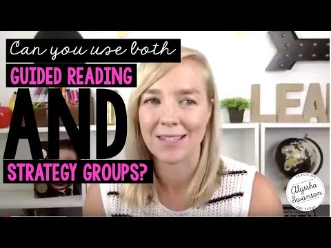 Can strategy groups be used along with guided reading?