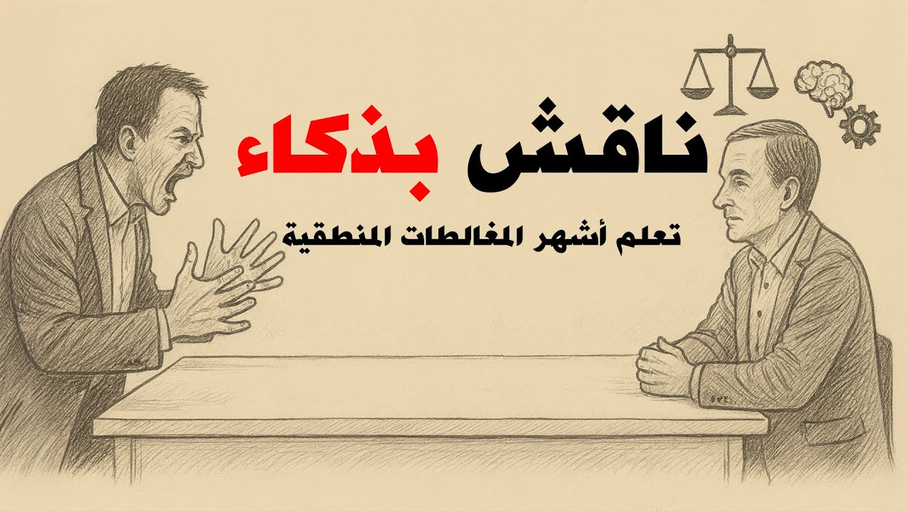 تعلّم أشهر المغالطات المنطقية في أقل من ساعة
