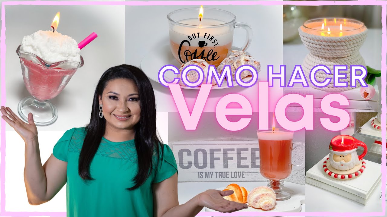 COMO HACER VELAS con solo $1 / Haz y Vende / Manualidades para Decorar / Decoración 2023