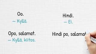 Important Emergency and Polite Phrases in Finnish -Tagalog-Finnish Lesson
