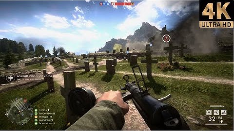 Battlefield 1 | Operations on Monte Grappa | No Commentary 4K