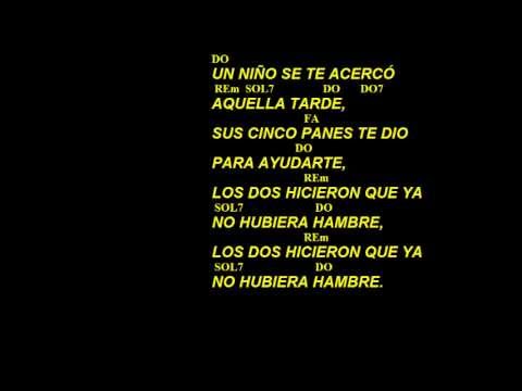 CANTOS PARA MISA - UN NIÑO SE TE ACERCÓ - OFERTORIO - LETRA Y ACORDES - NIÑ...