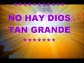 No hay Dios tan grande- Pista