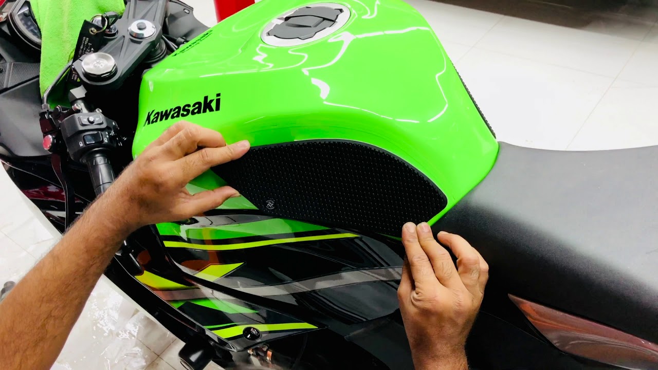 Installing tank grips on Kawasaki Ninja ZX 6R or 636 YouTube