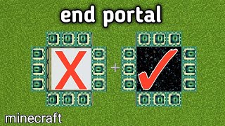 How To Make an End Portal in Minecraft Pocket Edition | how to make end portal | new end portal 2022 screenshot 5