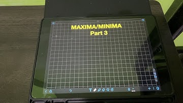 Maxima/Minima (Differential Calculus)  Part 3 Live Stream