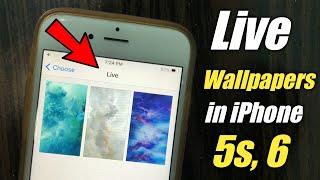 How to get live  wallpapers in iphone 6 screenshot 1