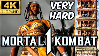 MK1 *TANYA* VERY HARD KLASSIC TOWER GAMEPLAY!! (JAX AS KAMEO) 4K 60 FPS NO ROUNDS / MATCHES LOST!!