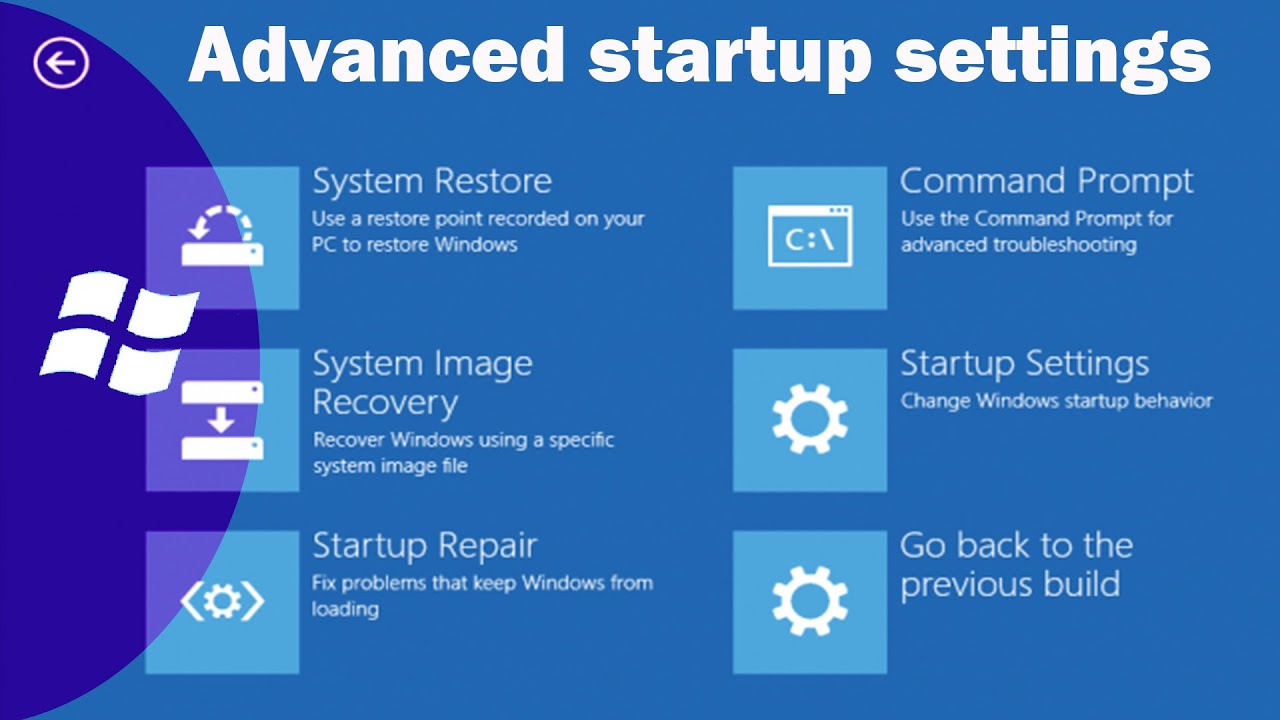 How To Enable Or Disable Advanced Startup Settings In Windows 10 YouTube