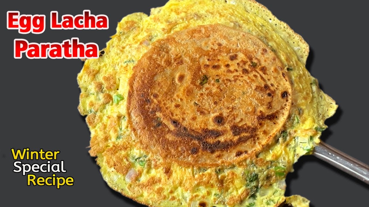 Egg Lacha Paratha | अंडा पराठा बनाने का बिल्कुल नया तरीका | Anda Paratha Recipe | Healthy Breakfast