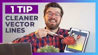 Affinity Designer Ipad Tutorial - 1 tip to improve your drawing lines