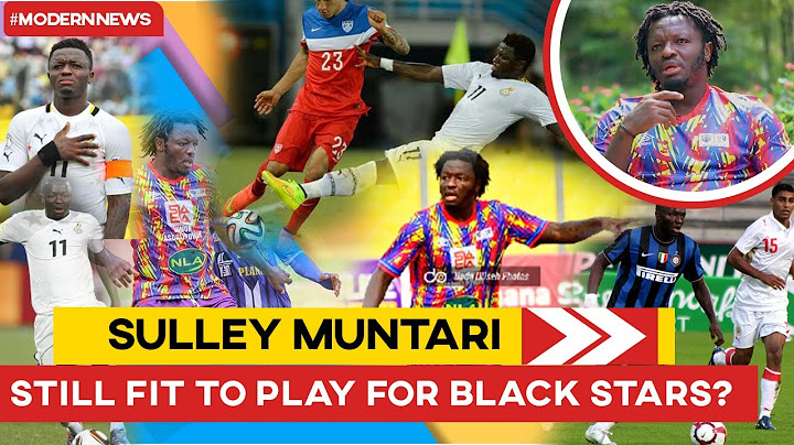 Sulley Muntari Still Fit To Play For Black Stars??? Watch This!