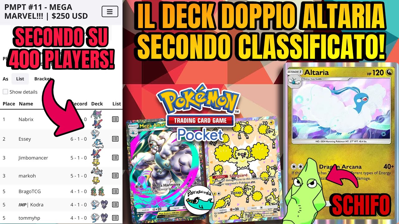 INSULTO LA PRIMA GEN. MENTRE PROVO IL DECK DEL SECONDO! DECK DOPPIO ALTARIA! Pokemon TCG Pocket!
