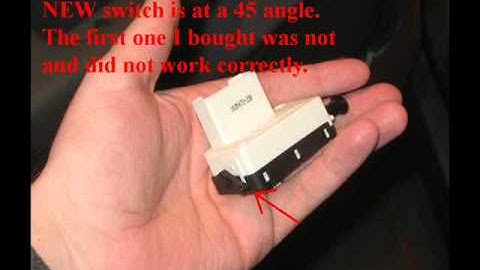 brake light switch replacement.