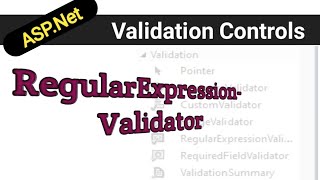 RegularExpressionValidator in asp.net in hindi | Validations in asp.net | Asp.net tutorials in hindi