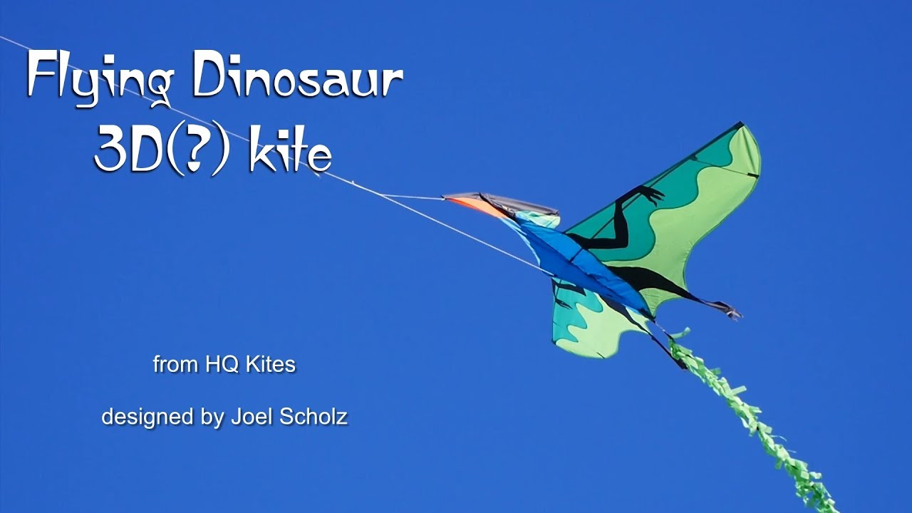Flying Dinosaur 3D kite that isn't!