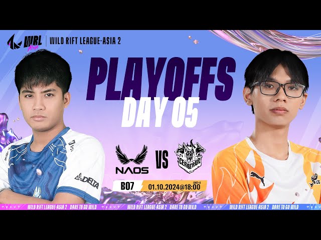 [EN] NAOS vs CES - PLAYOFFS STAGE DAY 5 WILD RIFT LEAGUE-ASIA 2 (BO7) class=