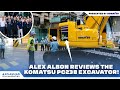 Alex Albon reviews the Komatsu PC238 excavator!