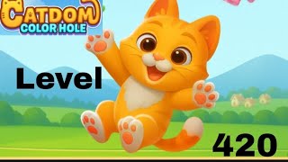 Catdom color hole level 420 solution and walkthrough for gameplay 