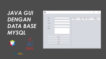 Java GUI dengan Database Mysql || Biodata Mahasiswa