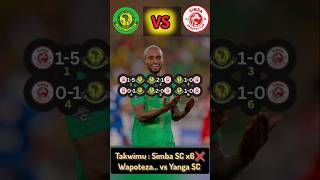 💥Yanga vs Simba | Aggregate 12:2✅🔨 #football #soccer