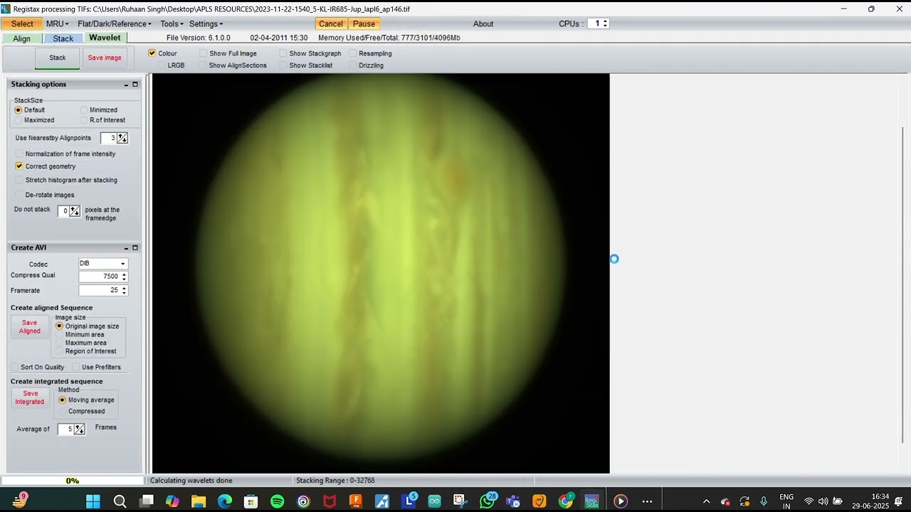 Planetary Image Processing