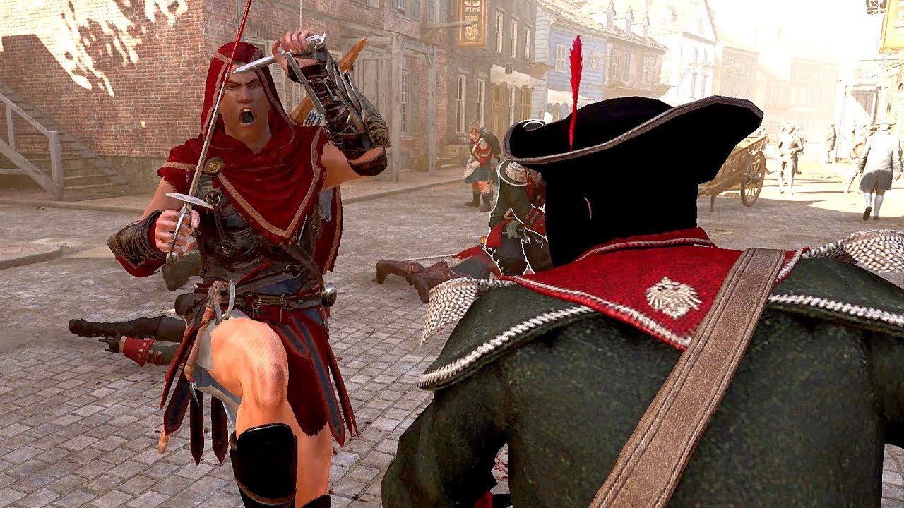 In ACIII: Remastered, despite having the Assassin Outfit equipped, some  cutscenes will show a variation red accent that isn't seen during gameplay.  : r/assassinscreed