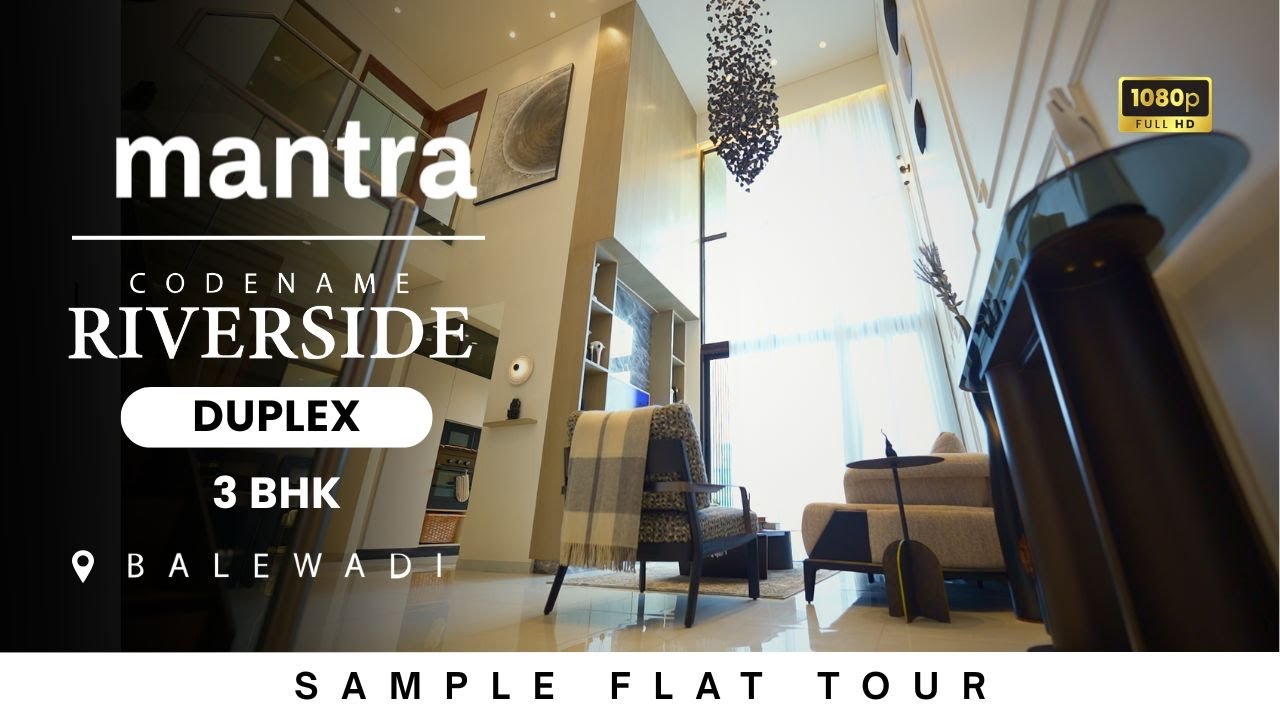 Mantra Riverside 3 BHK Duplex | Sample Flat Tour | Premium Riverside Living in Pune