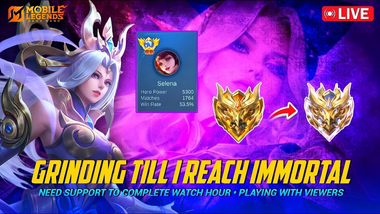🛑 LIVE | DAY-16 | IMMORTAL GRIND WITH SUBSCRIBERS | FOR WATCH HOURS